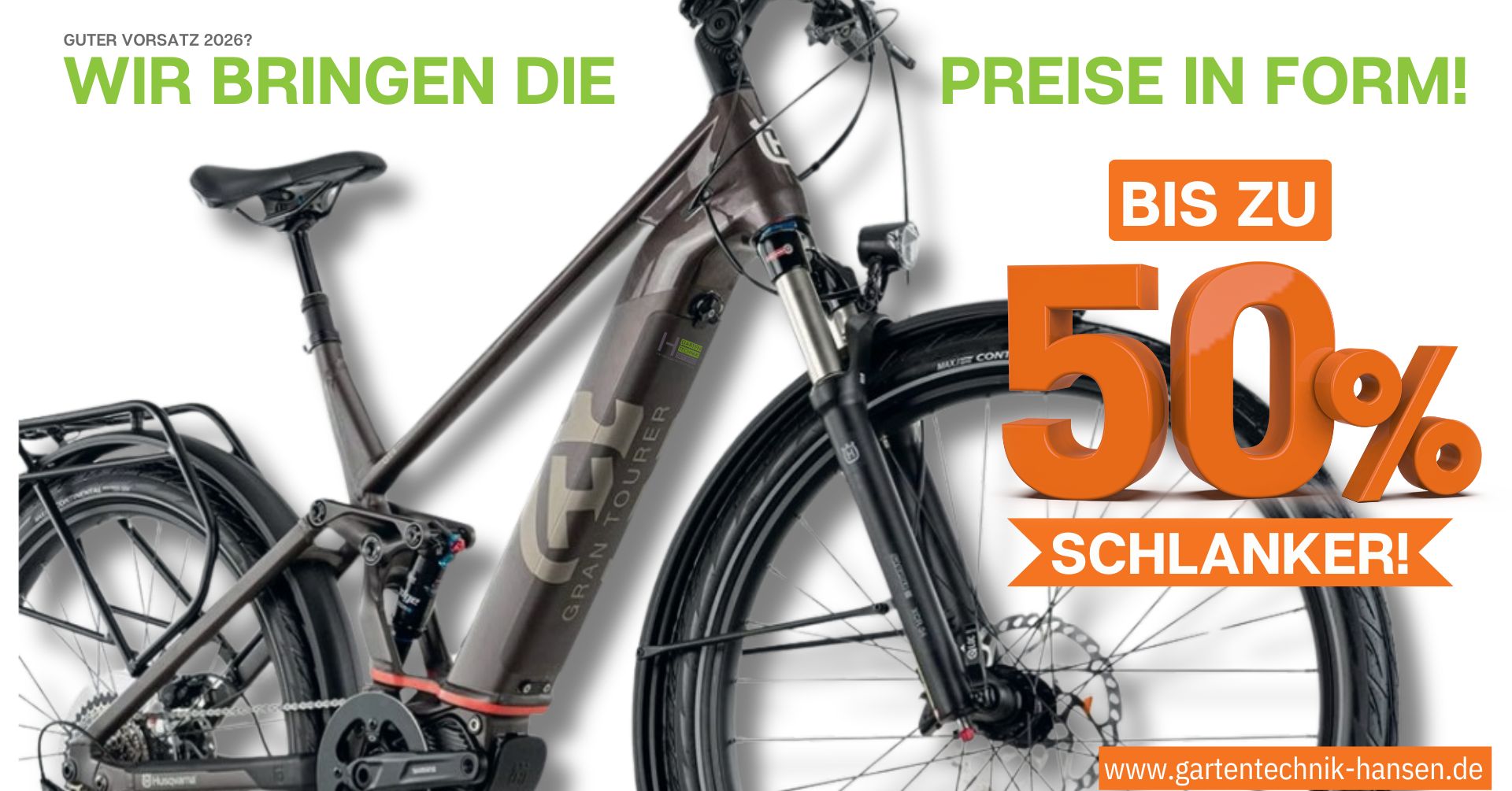 2026 Hansen Gartentechnik Abverkauf Husqvarna E Bikes