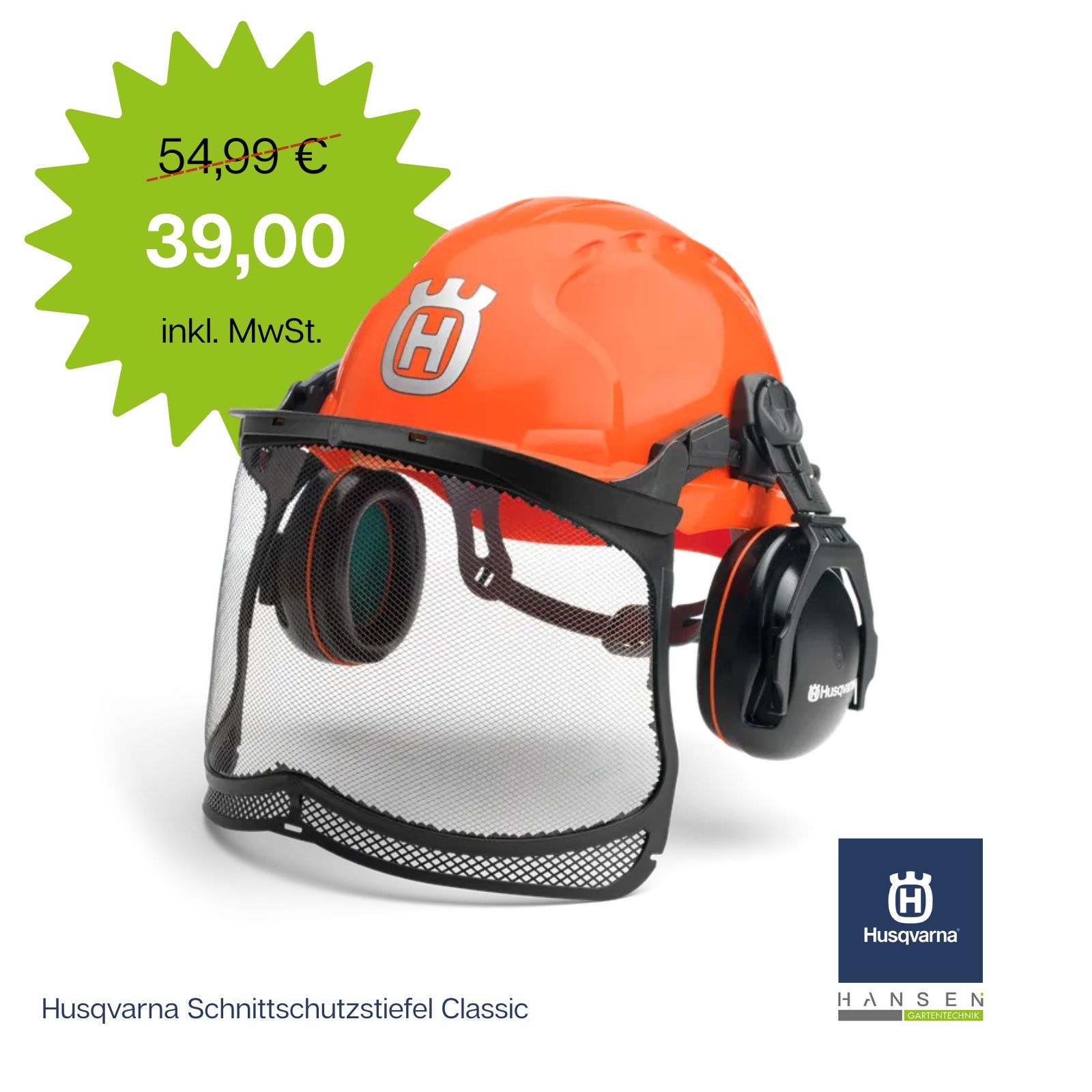 Angebot: Schutzhelm Husqvarna Forsthelm Classic