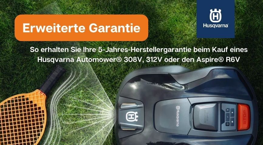Husqvarna 5 Jahres Herstellergarantie Teaser